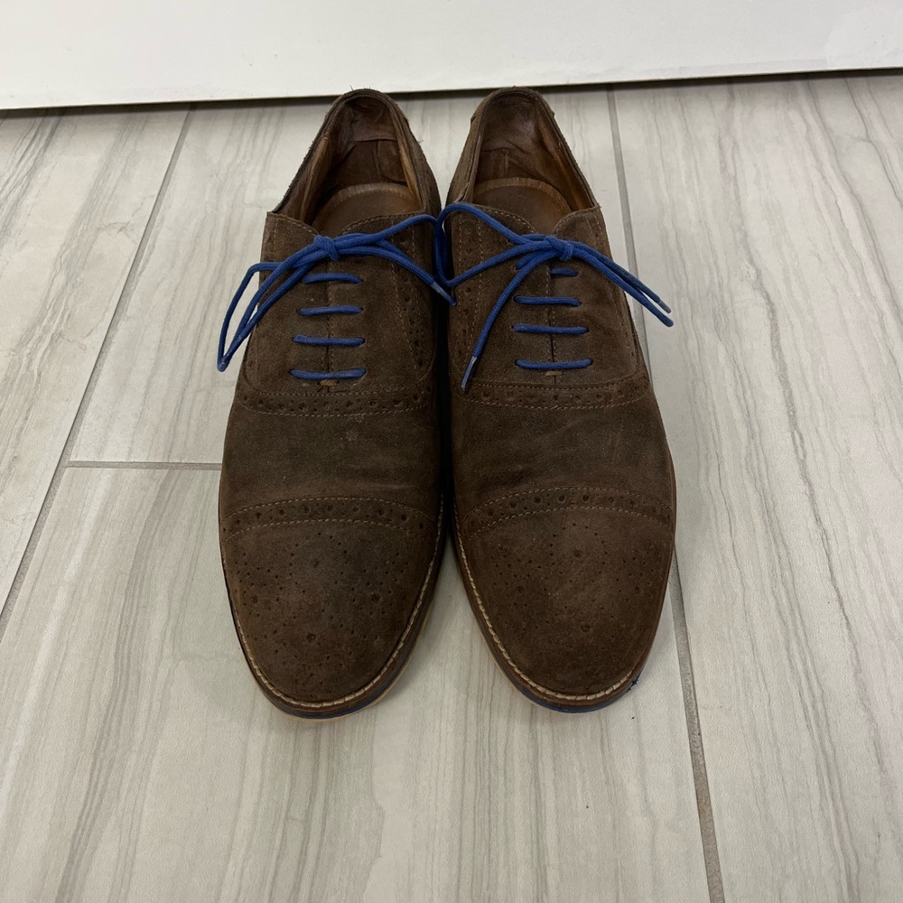 Johnston & Murphy Brown and Blue Oxfords